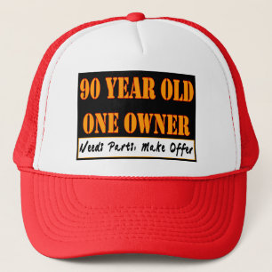 Boné Pessoas de 90 anos, um proprietário - as peças d