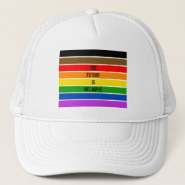 Boné Pessoas LGBTQ Personalizadas de Sinalizador Inclus