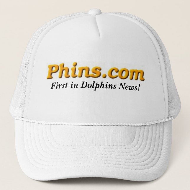 Boné Phins.com, primeiramente na notícia dos golfinhos! (Frente)