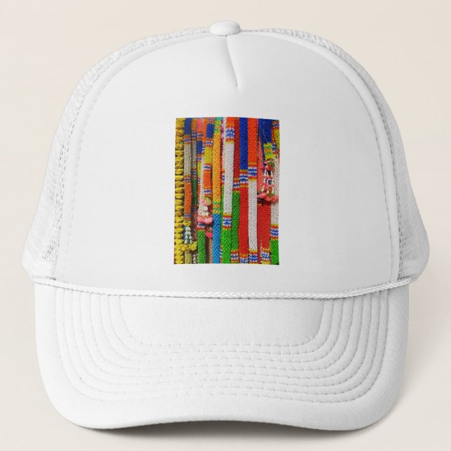 Boné Phuang Maalai - Tailandês Floral Garland (Frente)