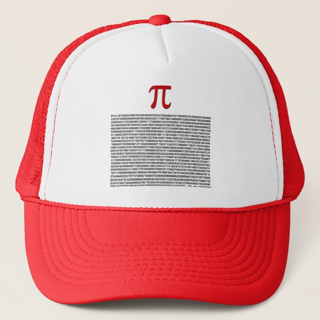 Boné Pi = 3,141592653589 etc. etc… o que quer que! (Frente)