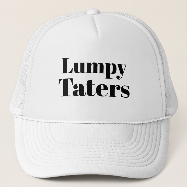 Boné Piadas LOL Novidade Beisebol LUMPY TATERS (Frente)
