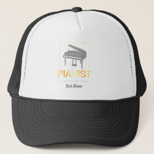 Boné Piano Nascer a ser pianista para músicos