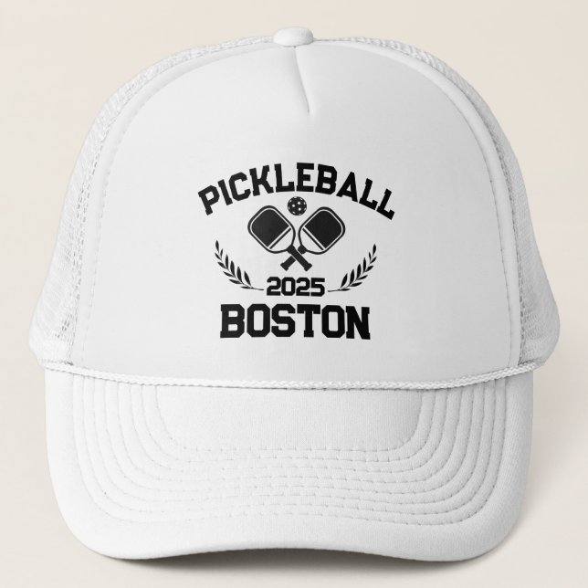 Boné Pickelball Boston 2025 Personalizado (Frente)