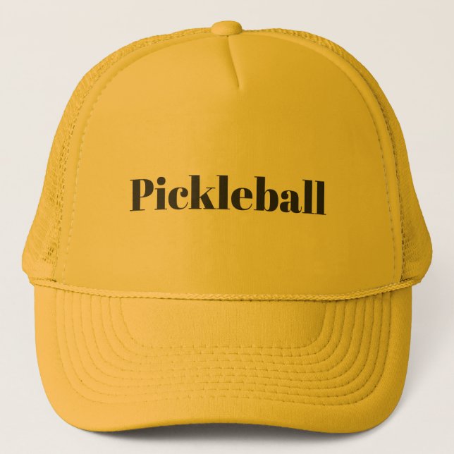 Boné Pickleball Amarelo   (Frente)