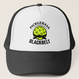 Boné Pickleball Blackbelt - Mestre de Pickleball Engraç