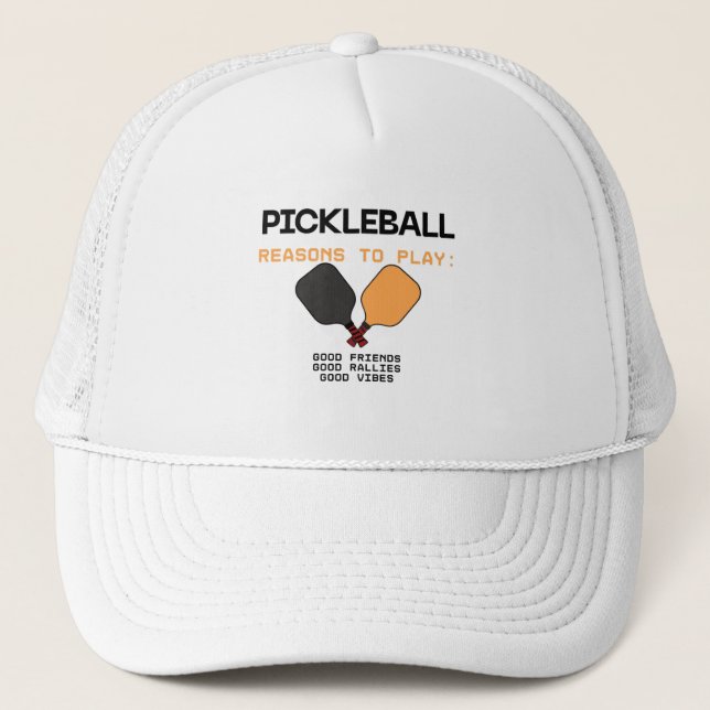 Boné Pickleball Cap – Reasons to Play (Frente)