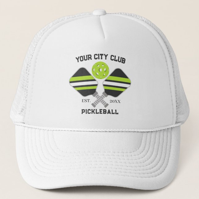 Boné Pickleball Club Team Player Custom Pickle Gift Tru (Frente)