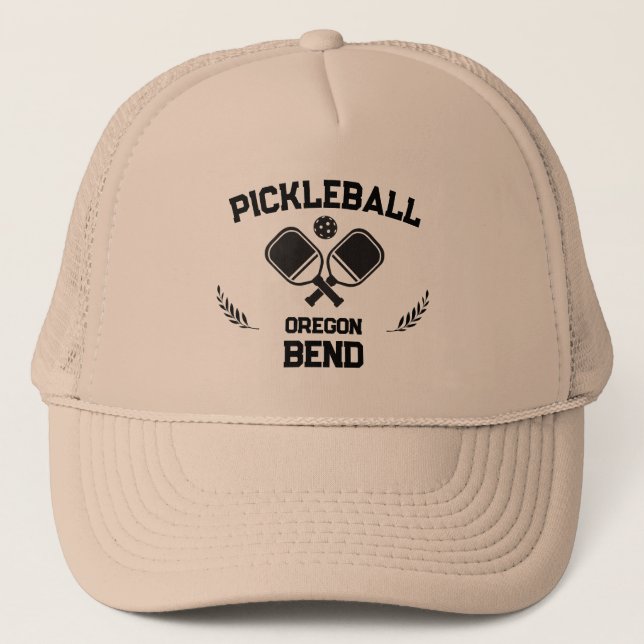 Boné Pickleball Paddle & Ball Bend Oregon EUA (Frente)