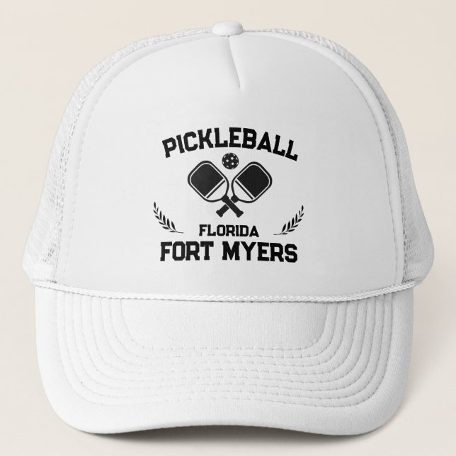 Boné Pickleball Paddle Ball Fort Myers Florida Personal (Frente)
