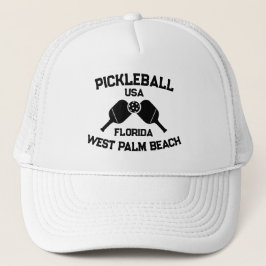 Boné Pickleball Paddle Ball West Palm Beach EUA Persona
