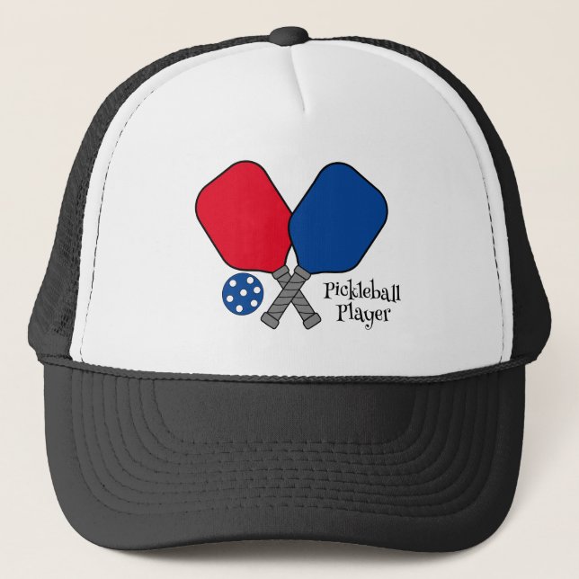 Boné Pickleball Player, Trucker Hat (Frente)