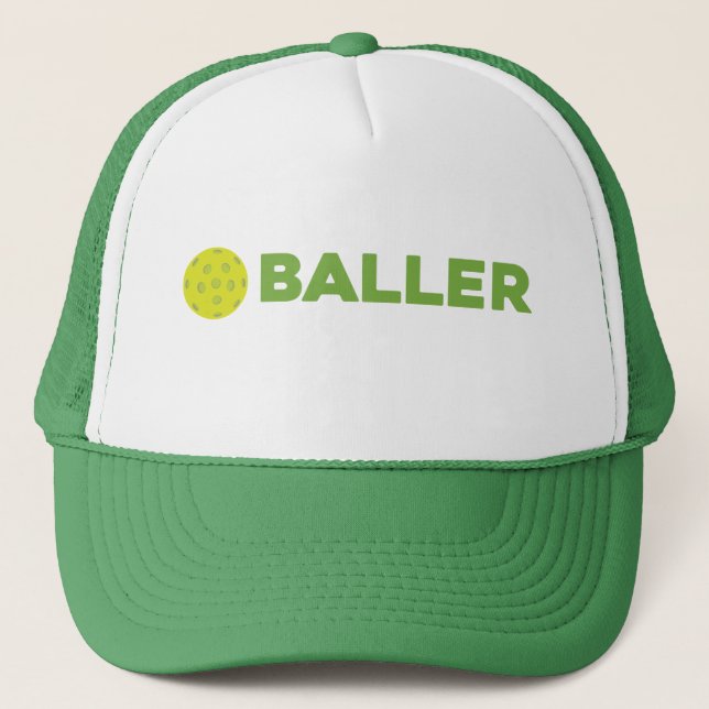 Boné (Picle)Baller Engraçado Chapéu de Pickleball (Frente)