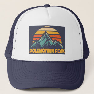 Boné Pico Polemonium Califórnia Turquesa Retro