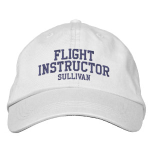 Boné Piloto de instrutor de voo personalizado