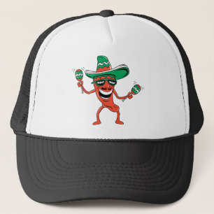 Boné Pimenta de pimentão da dança