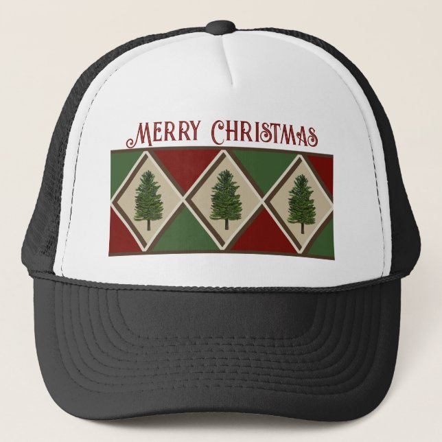 Boné Pine Trees e Harlequin Trucker Hat (Frente)