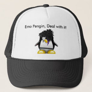 Boné Pinguim de Emo, Emo Pengin, negócio com ele!