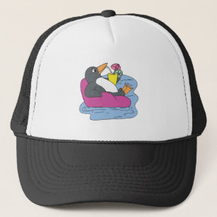 Boné pinguim de férias