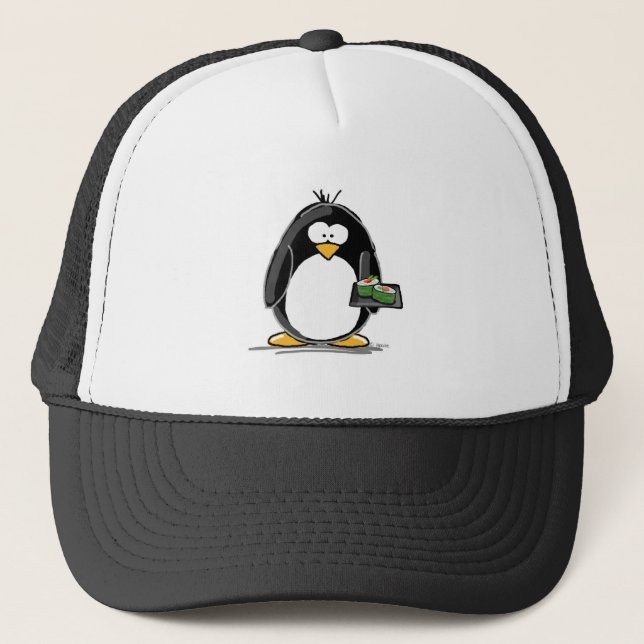 Boné Pinguim do sushi (Frente)