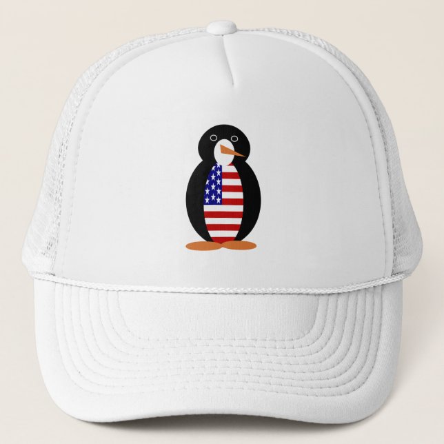 Boné Pinguim dos EUA - Pinguim Americano (Frente)