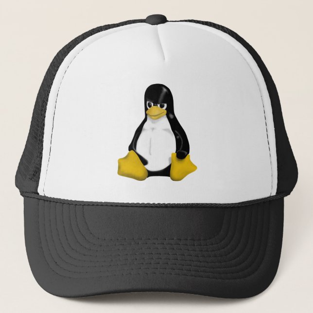 BONÉ PINGUIM IRRITADO DE LINUX TUX (Frente)