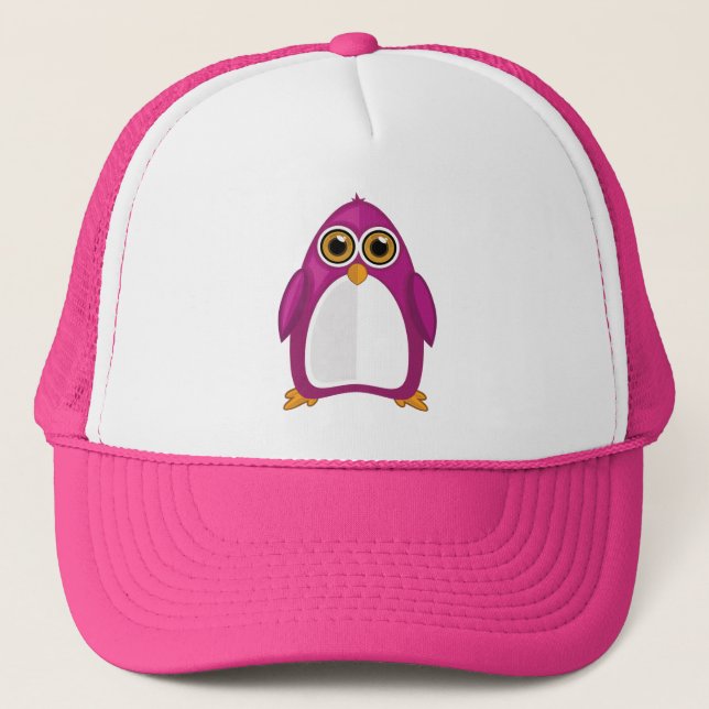 Boné Pinguim violeta (Frente)