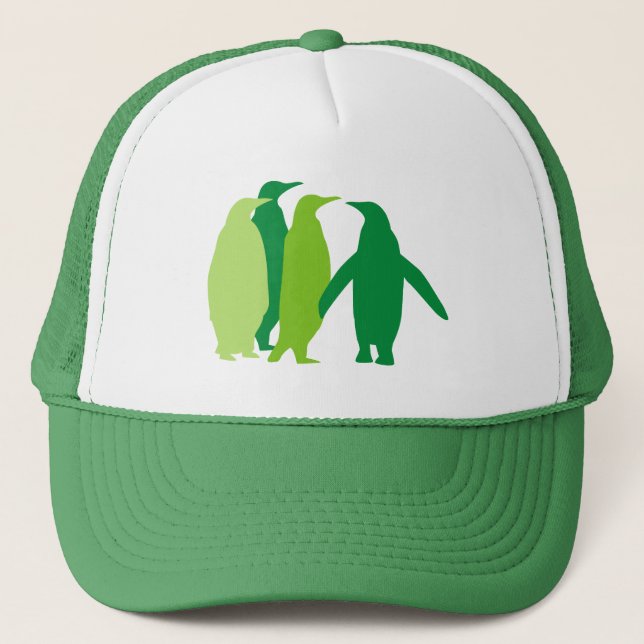 Boné Pinguins Verdes (Frente)