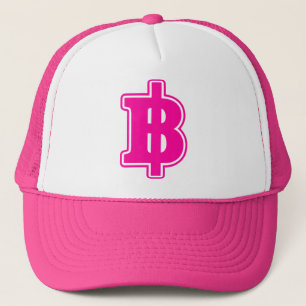 Boné PINK BAHT SGN ฿ Moeda Moeda Tailandesa ฿