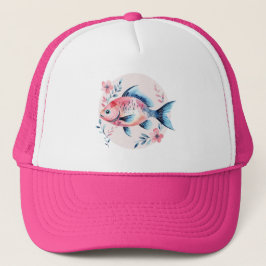 Boné Pink Fish Art Tee