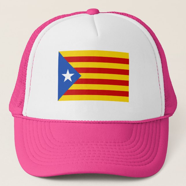 Boné PINK "L'Estelada Blava" Bandeira da Independência  (Frente)