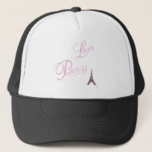 Boné Pink-Love-Paris-Eiffel-Tower-Unique