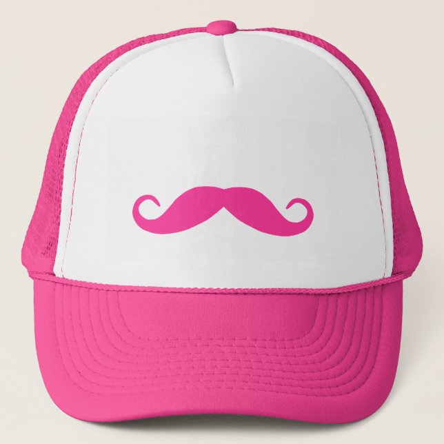 Boné Pink Mustache Hat (Frente)