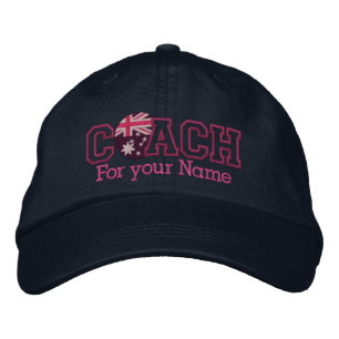 Boné Pink Personalized Australia Coach with your name