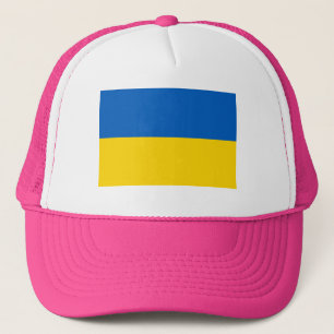 Boné PINK Ucrânia Bandeira Nacional