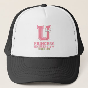 Boné Pink & White A Princesa Universidade Girls Academy