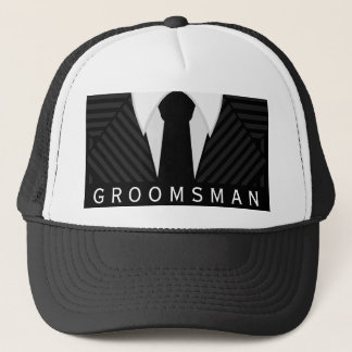 Boné Pinstripe Suit Bachelor Party Groomsman Hat or Cap