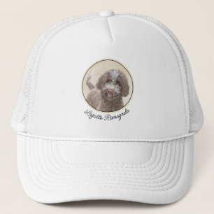 Boné Pintura de Lagotto Romagnolo - Arte de Cachorro Or