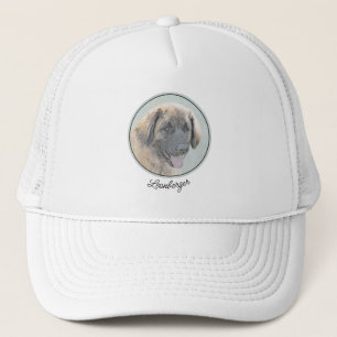 Boné Pintura de Leonberger - Arte de Cachorro Original