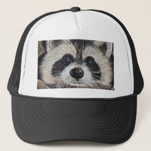 Boné Pintura de Raccoon