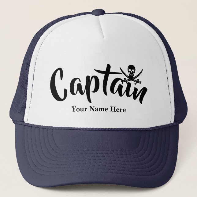 Boné Pirata capta crânio de sapo-jolly (Frente)