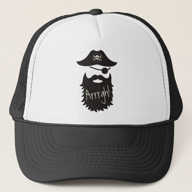 Boné Pirata engraçado com Eyepatch Arrrgh! (Frente)