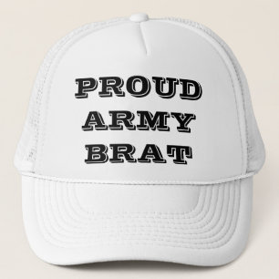 Boné Pirralho orgulhoso do exército do chapéu