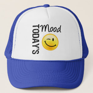 Boné Pisc de hoje do Emoticon do humor