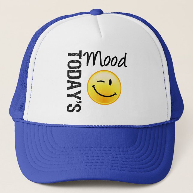 Boné Pisc de hoje do Emoticon do humor (Frente)