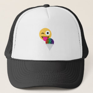 Boné piscar os olhos emoji brilhante