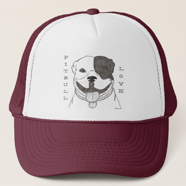 Boné Pitbull Love Hat (Frente)