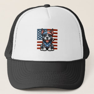 Boné Pitbull Patriótico Bandeira Americana Churrasco 4