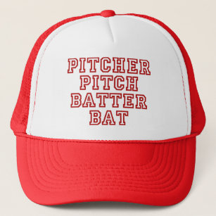 Boné Pitcher Pitch Batter Bat Baseball