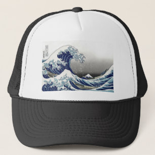Boné PixDezines Vintage, Excelente Wave, Hokusai 葛 